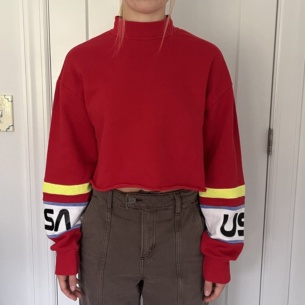 NASA Crop Crewneck